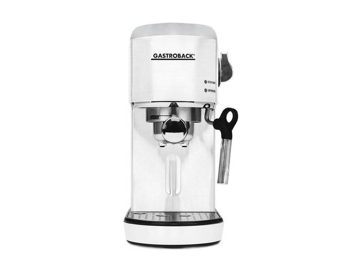 GASTROBACK Espressomaschine Piccolo , weiß, B:15cm H:30,8cm T:30cm, Kaffeemaschinen, Kompakte Espressomaschine, Espressomaschine