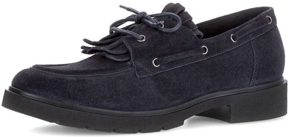 Mokassin GABOR "Mokassin", Damen, Gr. 35,5, blau, Schuhe Mokassin