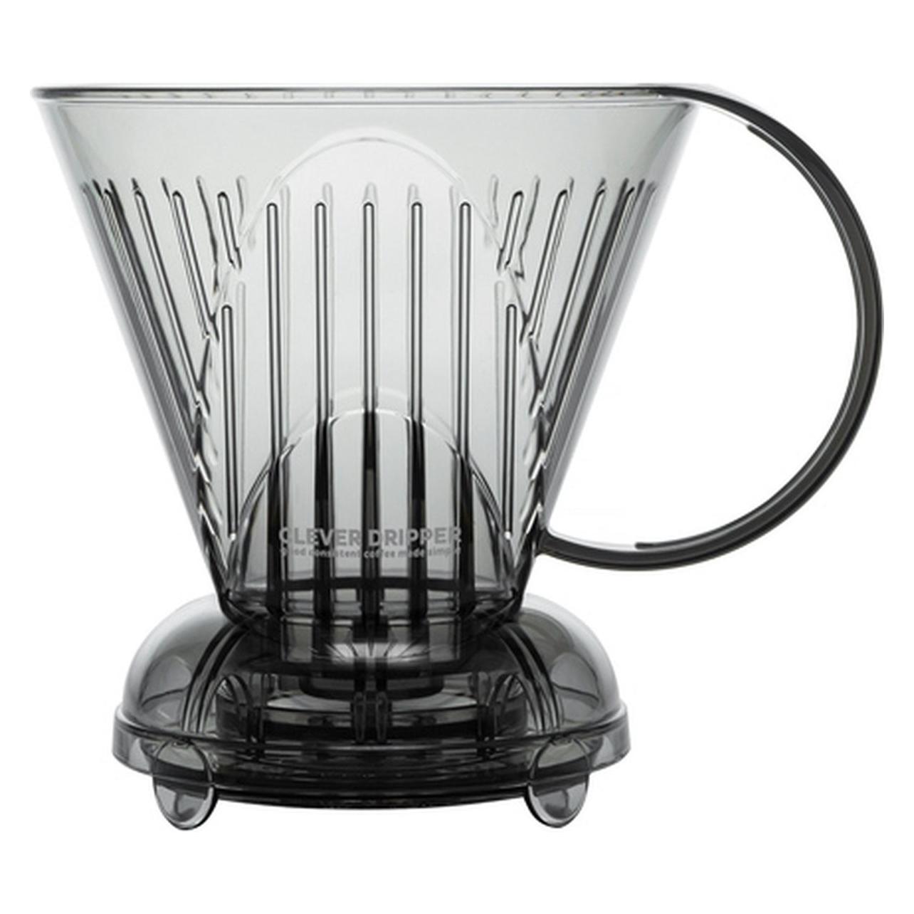MGA Tropfer - L 500 ml, durchscheinendes Grau + 100 Filter (0.50 l) (C-70777-CCD)