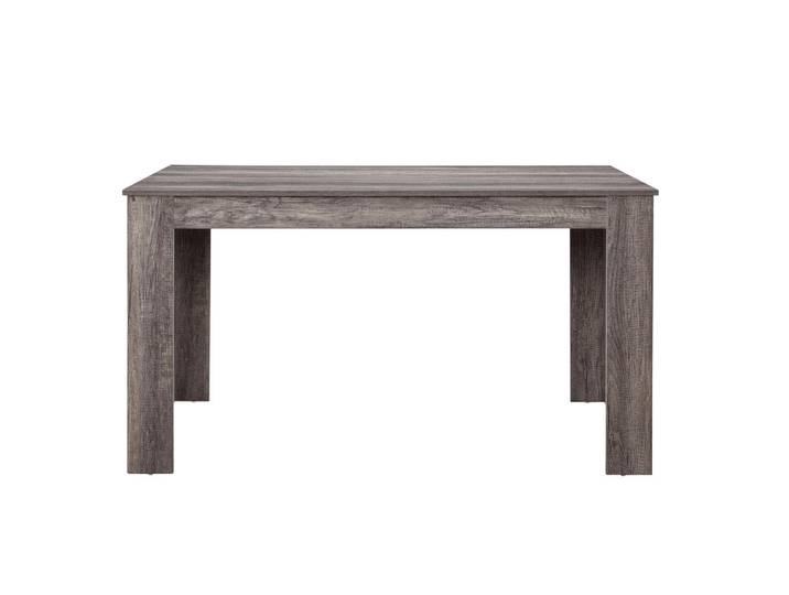 [en.casa] Esstisch Nora, Dunkelbraun, 140x77x90 cm, Esszimmer, Esstische