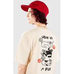 Iriedaily Cat Funk T-Shirt undyed Gr. S