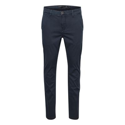 Chinohose INDICODE "Chinohose IDLucas", Herren, Gr. 33, Länge 32, blau (navy), Obermaterial: 98% Baumwolle CO. 2% Elasthan EL., Hosen Chinohose