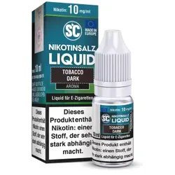 Tobacco Dark 10ml NicSalt Liquid by SC 10ml / 20mg