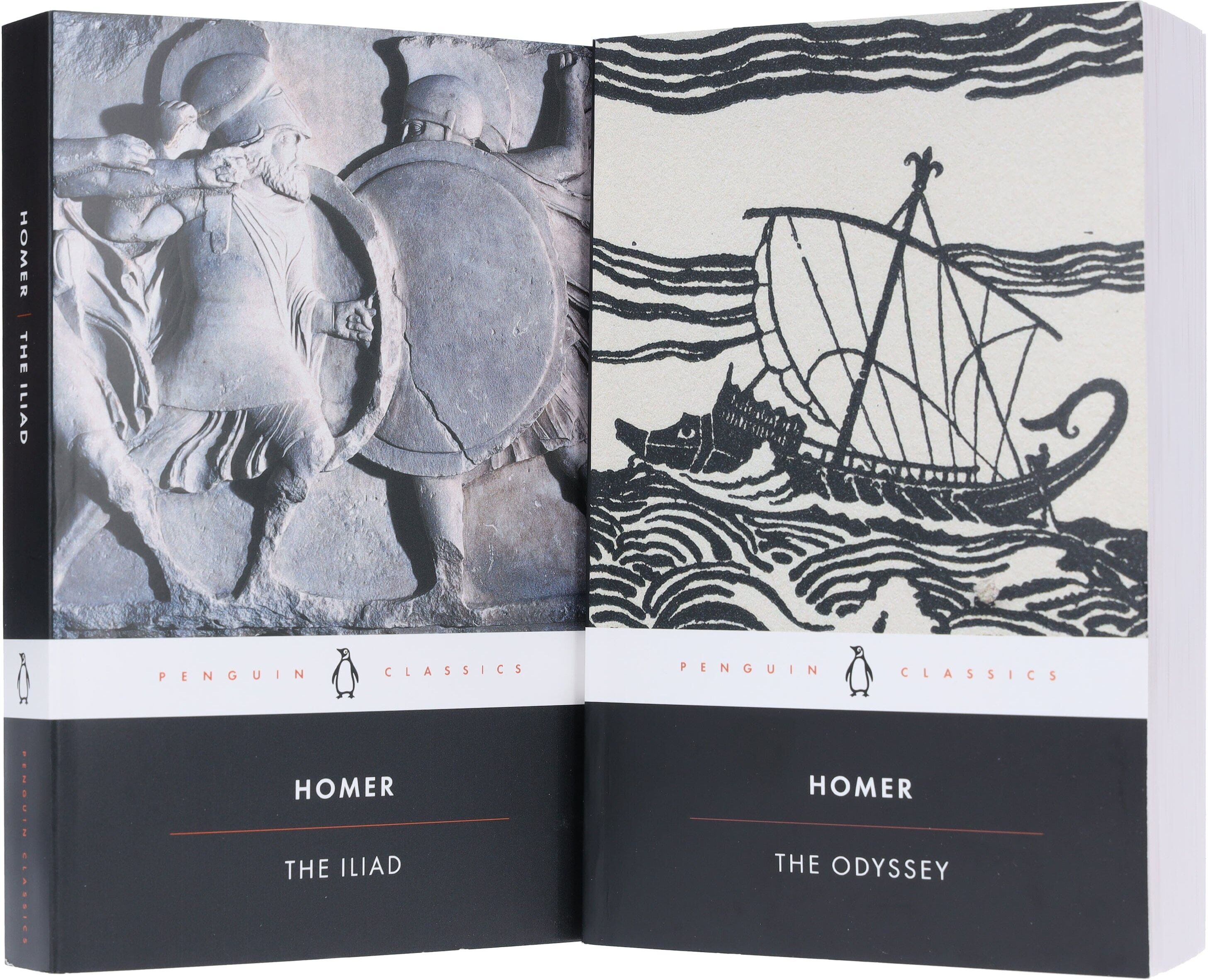The Odyssey & The Iliad By Homer (Penguin Classics) 2 Books Set - Fiction - Paperback Penguin Random House