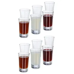 Relaxdays 24 x Schnapsgläser 4cl Transparent