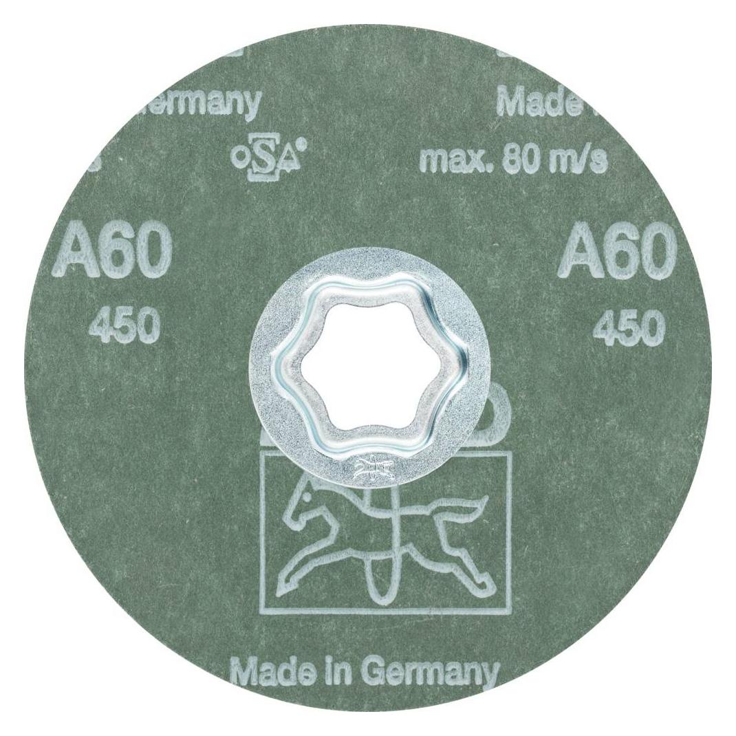 Pferd 64190006 COMBICLICK Korund Fiberscheibe Ø 115 mm A 60 für universelle Anwe (60) (64190006)