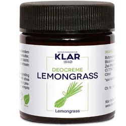 30ml KLAR Deocreme Lemongrass