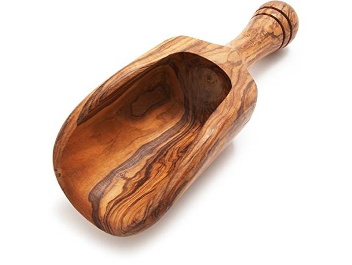 Berard Rijst Schep Olijf Hout 18Cm, Bruin, L