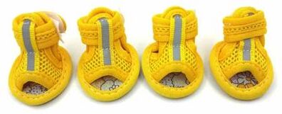 Happy Pet Pantry Small Dog Summer Shoes Non slip Breathable Sandals & Socks yellow 4