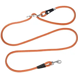 Curli Vario Comfort Line Sun Orange S (S, Hund, Spazieren), Halsband + Leine