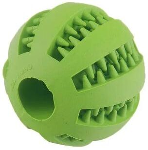 Uplifted Goods Dog Pet Food Treat Feeder Chew Tooth Cleaning Ball green 2.36 Inch