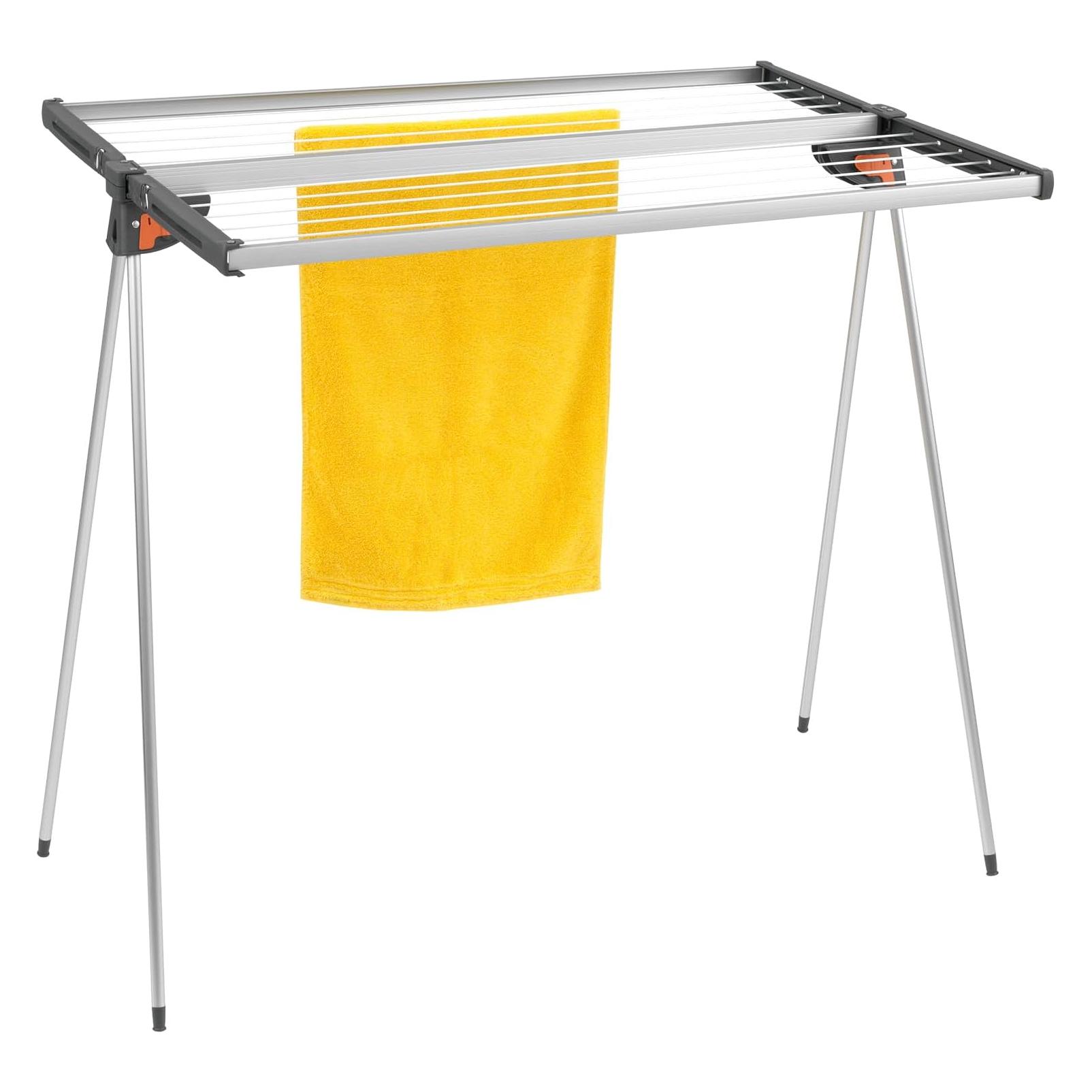Juwel Wäschetrockner Alu Twist 140, Wäscheständer kompakt, Wäscheleine 13,7 m (13.70 m) (Alu TWIST 14)