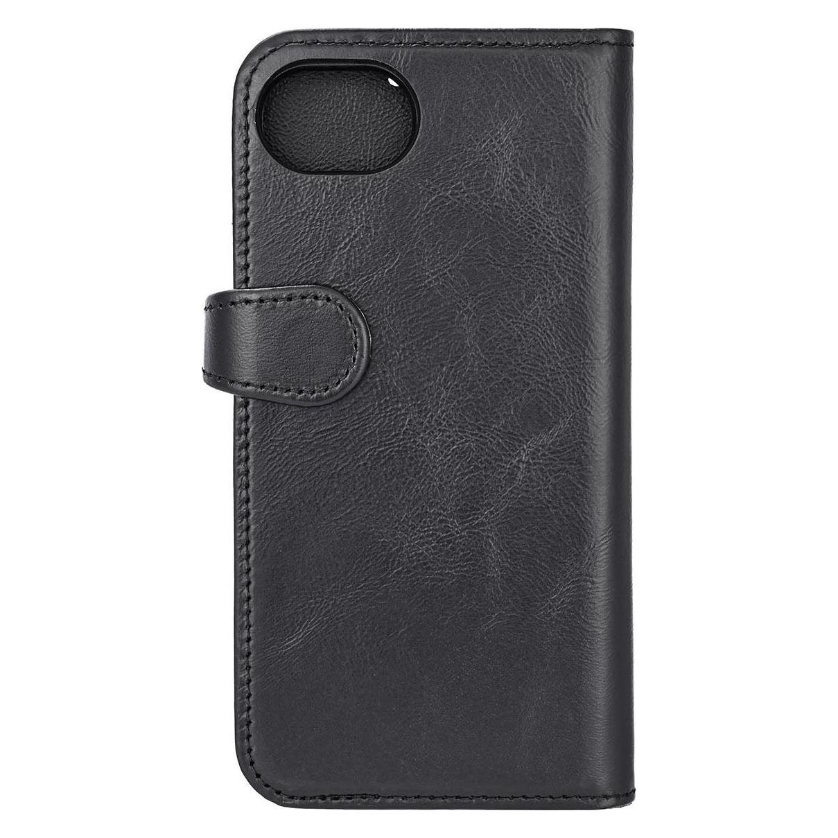 Buffalo 2in1 Leder 3 Karten MagSeries iPhone 16e Schwarz (Apple iPhone 16e, Apple iPhone 17e) (590161)