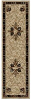 Mayberry Rugs American Destination Lodge Pinecone Rug