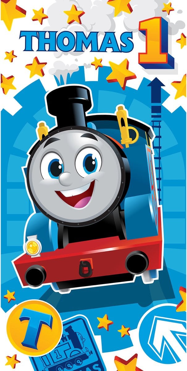 Thomas de Trein Strandlaken Sodor - 70 x 140 cm - Katoen
