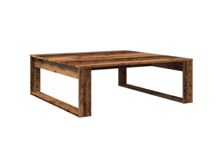 Favemtsl Couchtisch Altholz-Optik 100x100x35 cm Holzwerkstoff Quadratischer Wohnzimmertisch in edler Holzoptik mit stabiler Ablagefläche, pflegeleicht und modern für dein Zuhause.