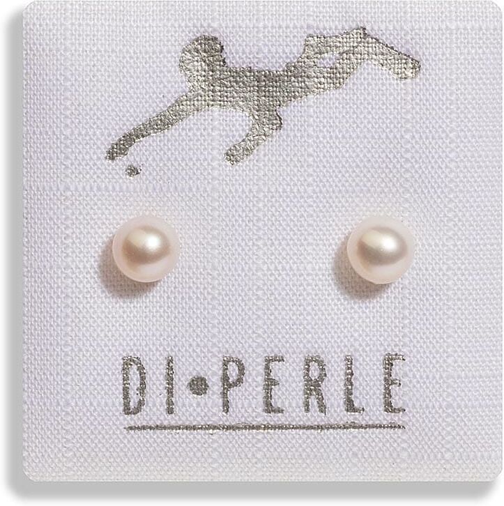 Paar Ohrstecker DI PERLE "Damen Perlenschmuck 925 Silber Süsswasser Perlen Ohrstecker", weiß, Ohrringe, Damen, Damen, Silber 925 (Sterlingsilber), Damen Perlenschmuck