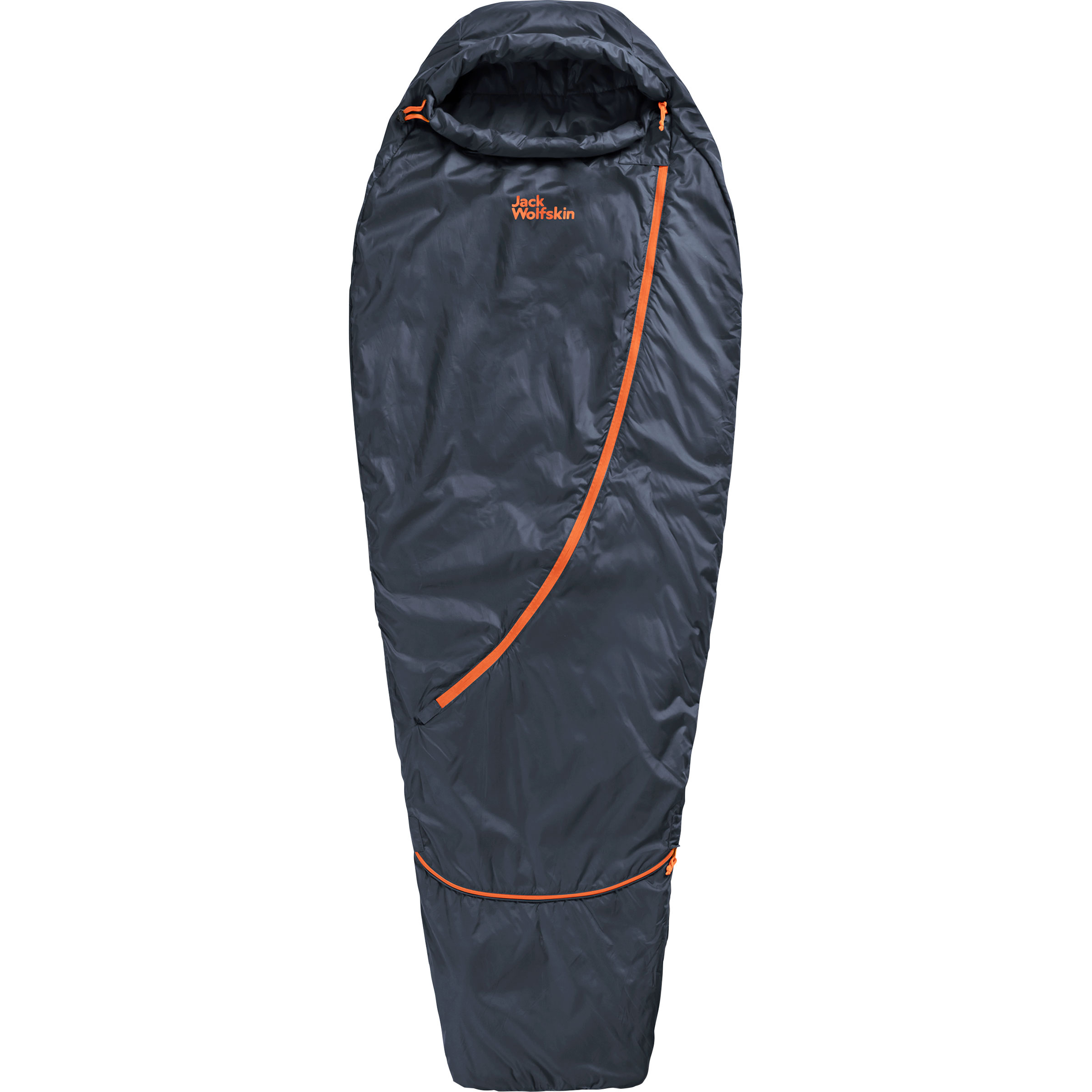 Jack Wolfskin Grow Up Dreamer Schlafsack Kinder Kunstfaserschlafsäcke blau Größe MAX. 140CM Camping Isolierend