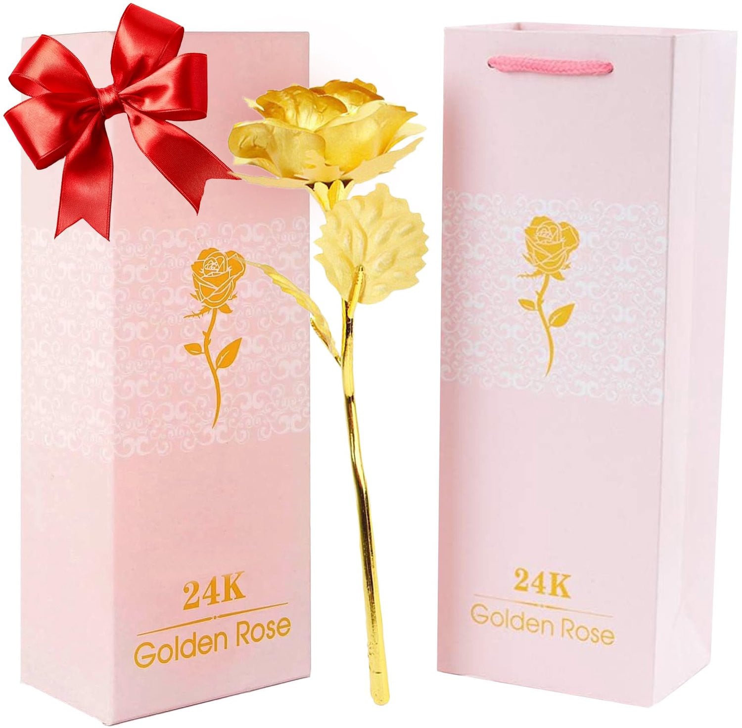Gouden Roos 24 Karaat Verguld Decoratie 25,4 cm