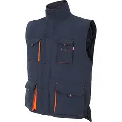 Velilla, Warnweste, Gepolsterte Sicherheitsweste mit vielen Taschen