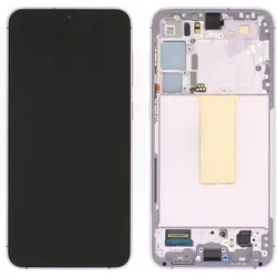 Samsung LCD + Touch + Frame für S916B Galaxy S23+ - pink (Display, Samsung Galaxy S23+), Mobilgerät Ersatzteile, Pink