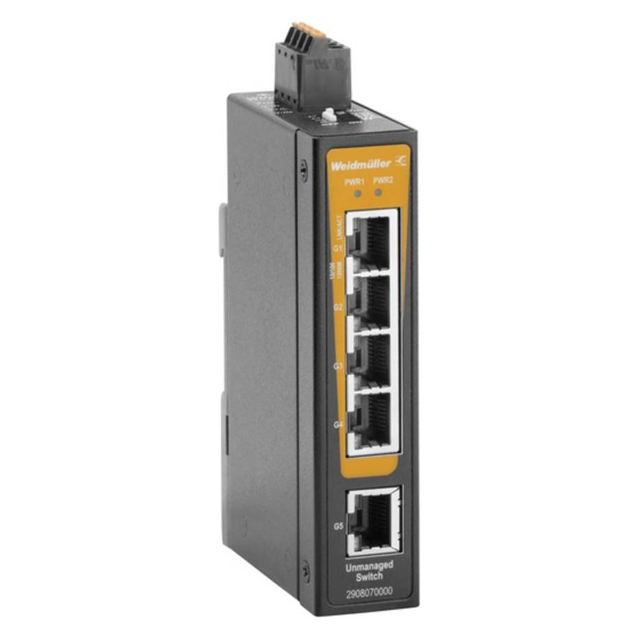 Weidmüller Netzwerk-Switch unmanaged (5 Ports) (2908070000)