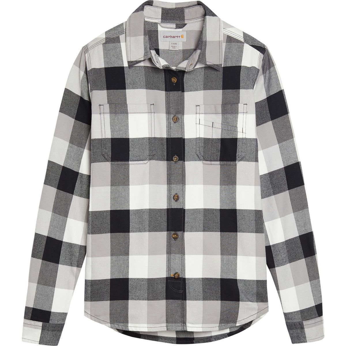 Carhartt Hamilton Check Flannel Shirt black (N04) XS REG 104516-N04XSREG