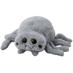 Plüsch-Maskottchen Insektenspinne Grau 30cm