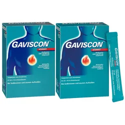 Gaviscon Adv. Pfefferm. Susp. Doppelpack 48X10 ml