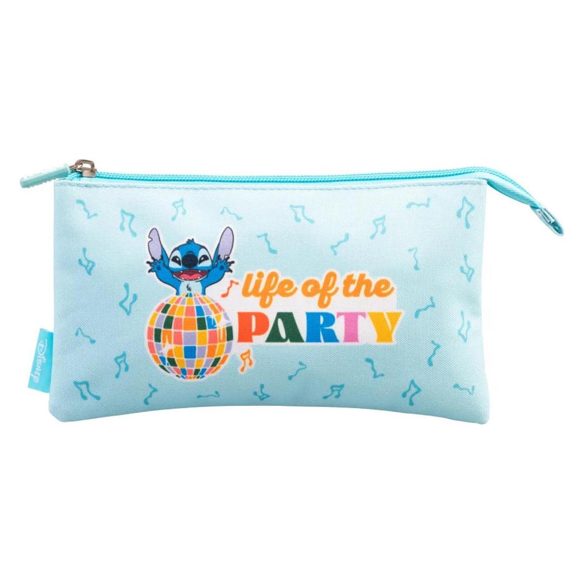 Generic Disney Stitch - 3-Compartment Pencil Case from the Waves Collection (MARE0323)