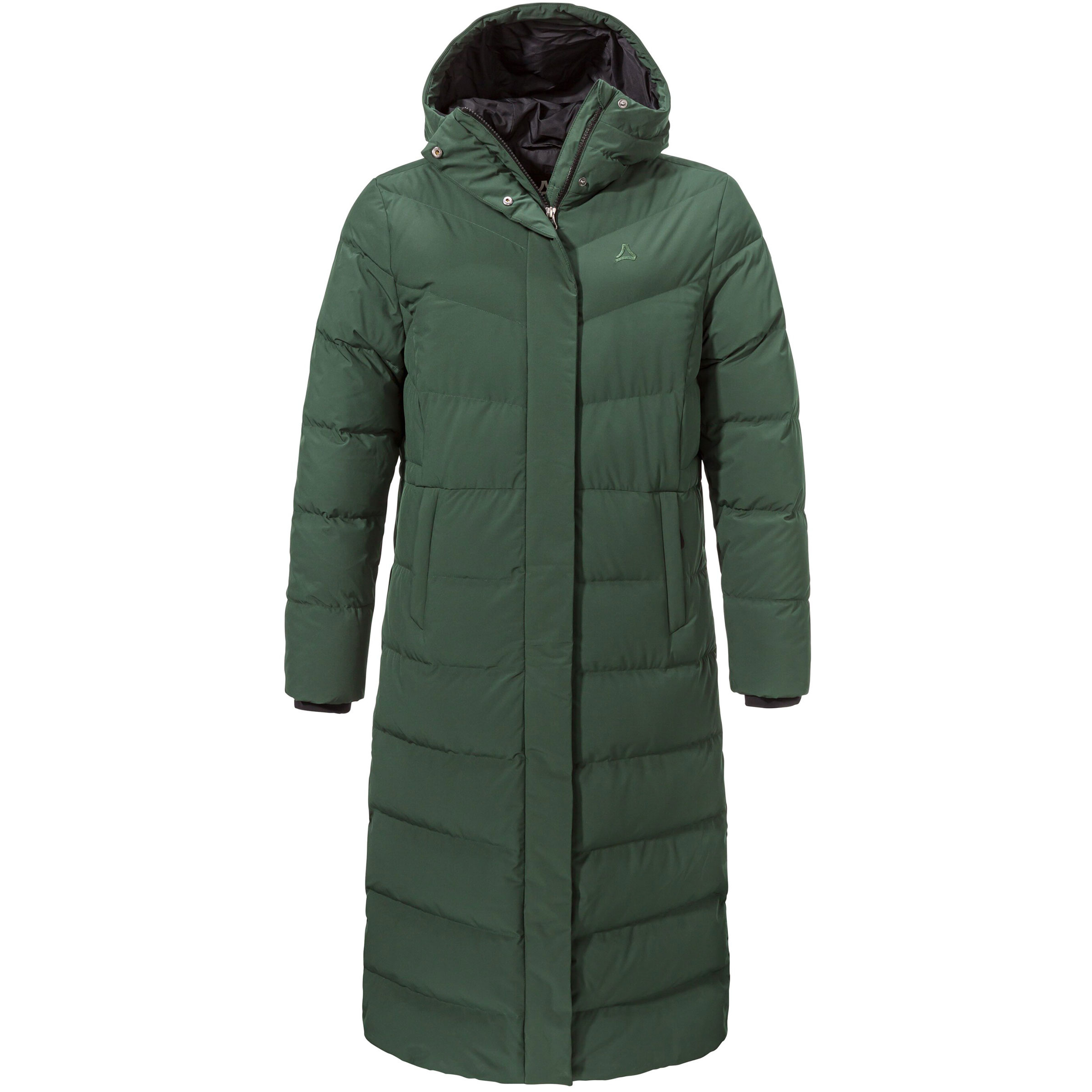Schöffel Style Vindave Down Mantel Damen Winterjacke tuerkis Größe XS Lifestyle Winddicht Wasserabweisend
