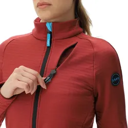 UYN Ridge 2nd Layer Ski-Funktionsshirt Damen sofisticated red/geranium melange L