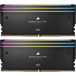 Corsair Dominator Titanium Schwarz 32GB (2x16GB) DDR5-6000 XMP Arbeitsspeicher, CL30, 1.4V