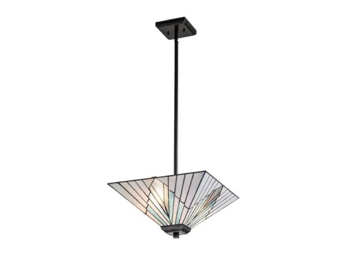 Elstead Alderley 2 Lichte Trio-Mount Hanglamp Vintage Brons
