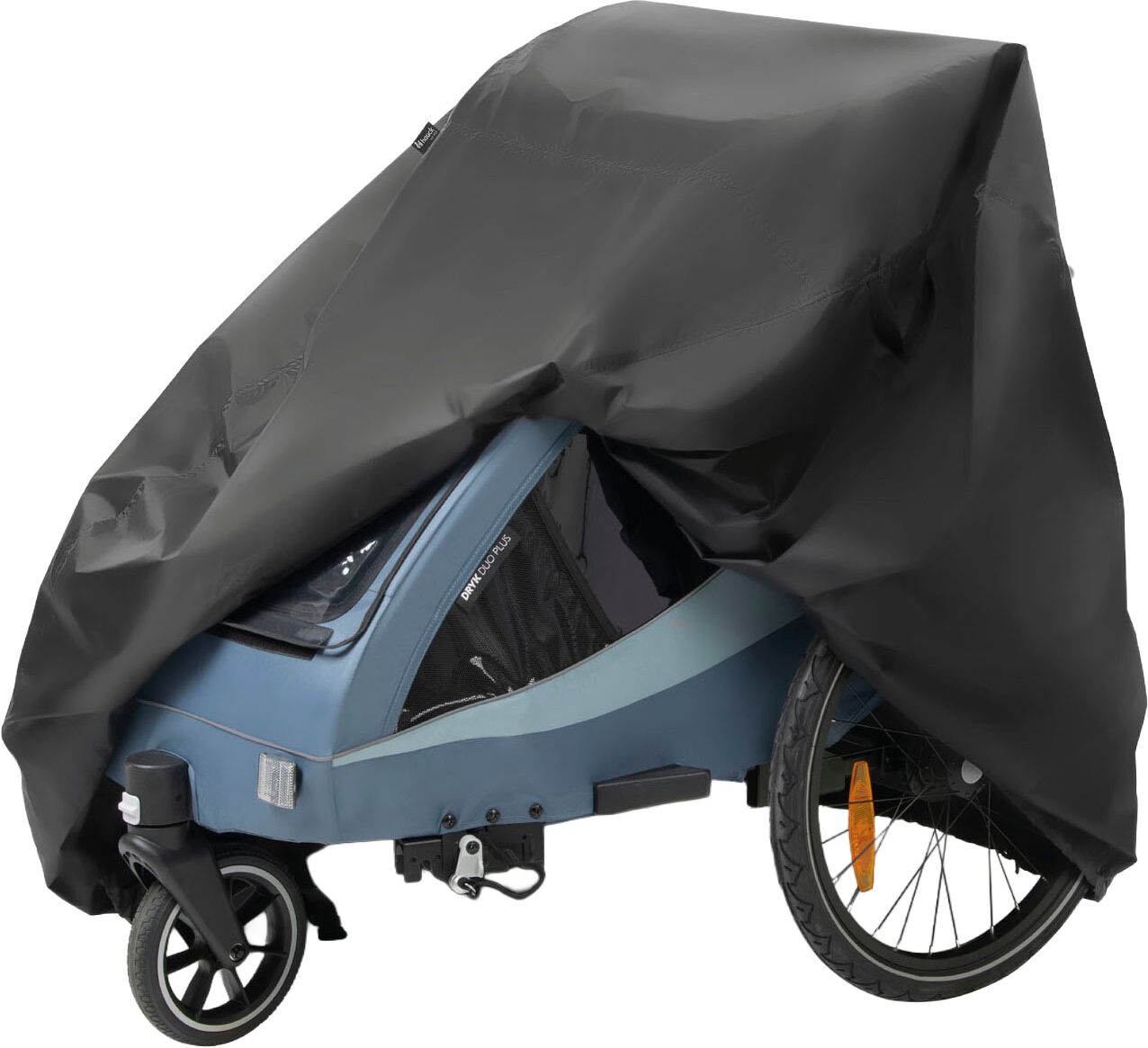 Abdeckhaube HAUCK "Bike Trailer Cover", Baby, schwarz, Polyester, Hüllen Abdeckhaube, für Bike N Walk Duo, Dryk Duo und Dryk Duo Plus schwarz Einheitsgröße