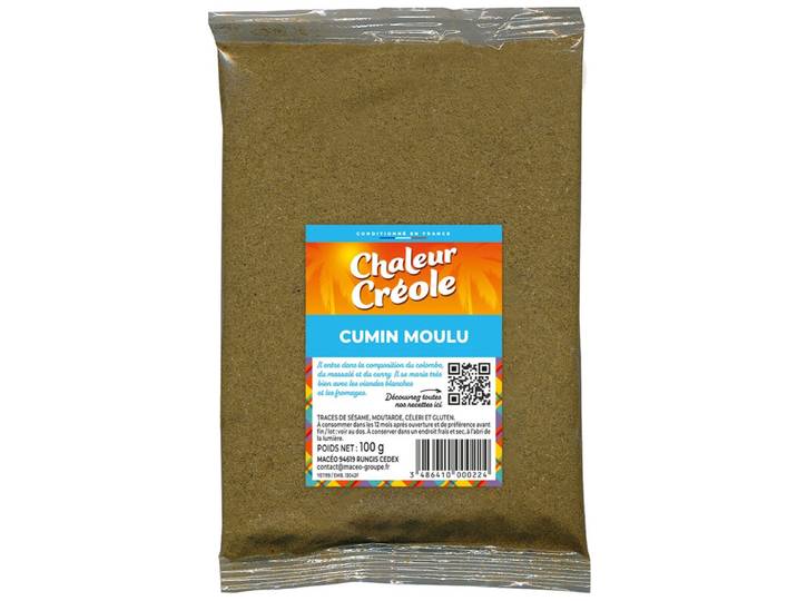 CHALEUR CREOLE Cumin moulu 100g