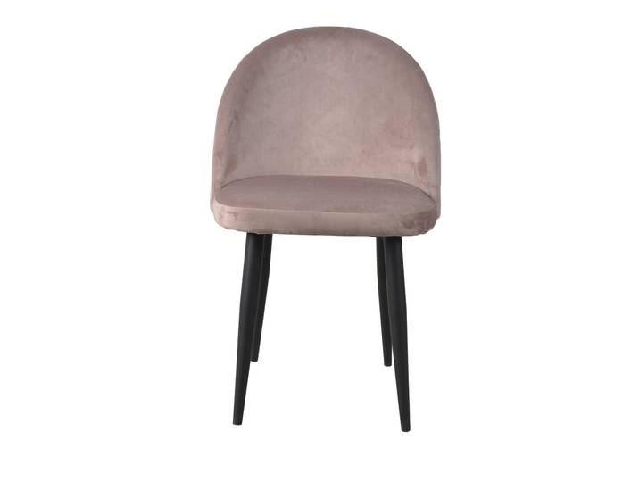 2er Set SIT Möbel SIT&CHAIRS Stuhl Stahl/Samt
