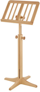 K&M 116/1 Wooden Music Stand Beech Natur