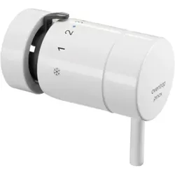 Oventrop Einhebel-Thermostat 1012176 mit Klemmverbindung, ohne Nullstellung, weiß