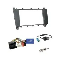 Mercedes C-Klasse (W203) 04/2004-2007 mit CAN-Bus Einbauset 2-DIN Radioblende...