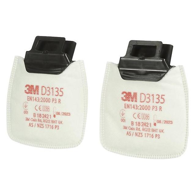 3M Secure Click Partikelfilter D3135 (P3 R, 10x) (7100197284)