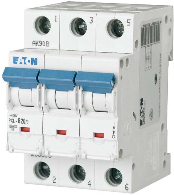 Eaton Disjoncteur LS avec étiquette C 20A, 3p PXL-C20/3 (236427)
