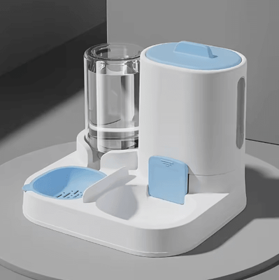 Inspire Picks Automatic Cat Water Dispenser & Gravity Pet Feeder Spill Proof Large Capacity Design blue 2