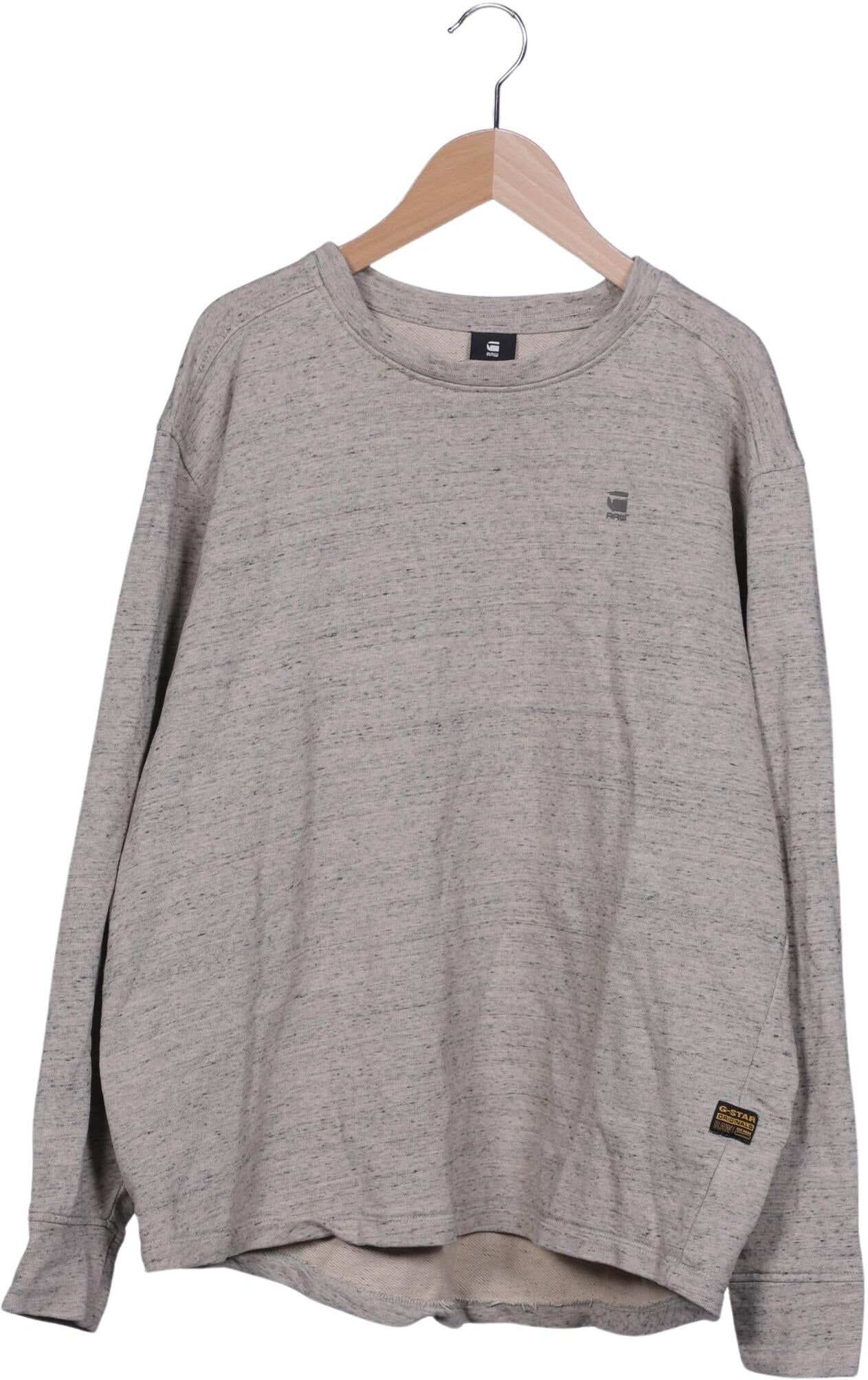G Star RAW Damen Sweater, Grau, Gr. L, Baumwolle - Second Hand
