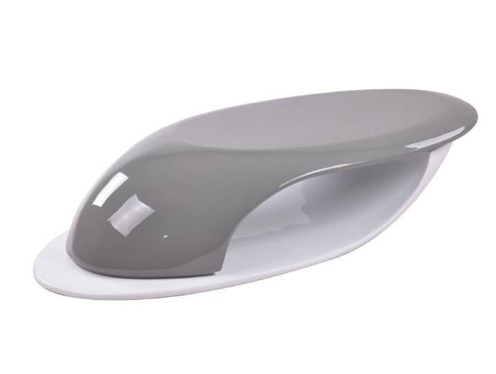 SalesFever Couchtisch zweifarbig aus Fiberglas