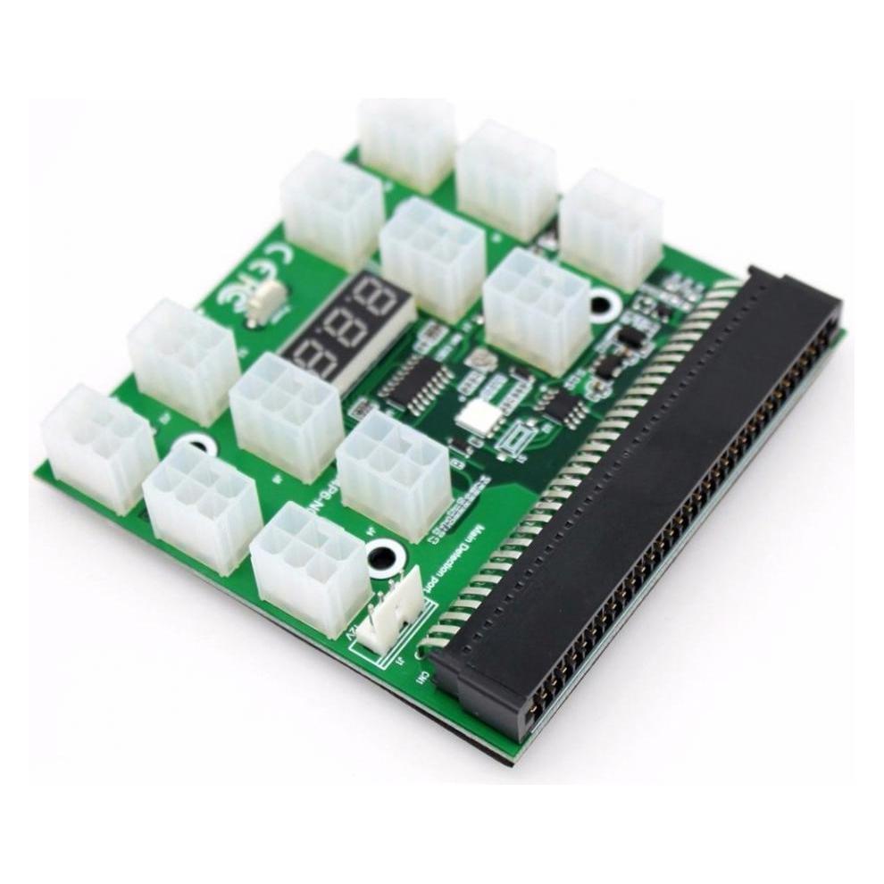 PowerGuard Adapter für HP Server Netzteil 12x 6-pin PCI-E Breakout Board (ATX64P6-N02 VER003)