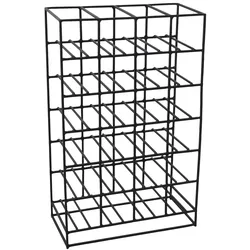 LOFT42 - Pinot Weinregal aus Metall schwarz - 24 Flaschen - 20x60x41