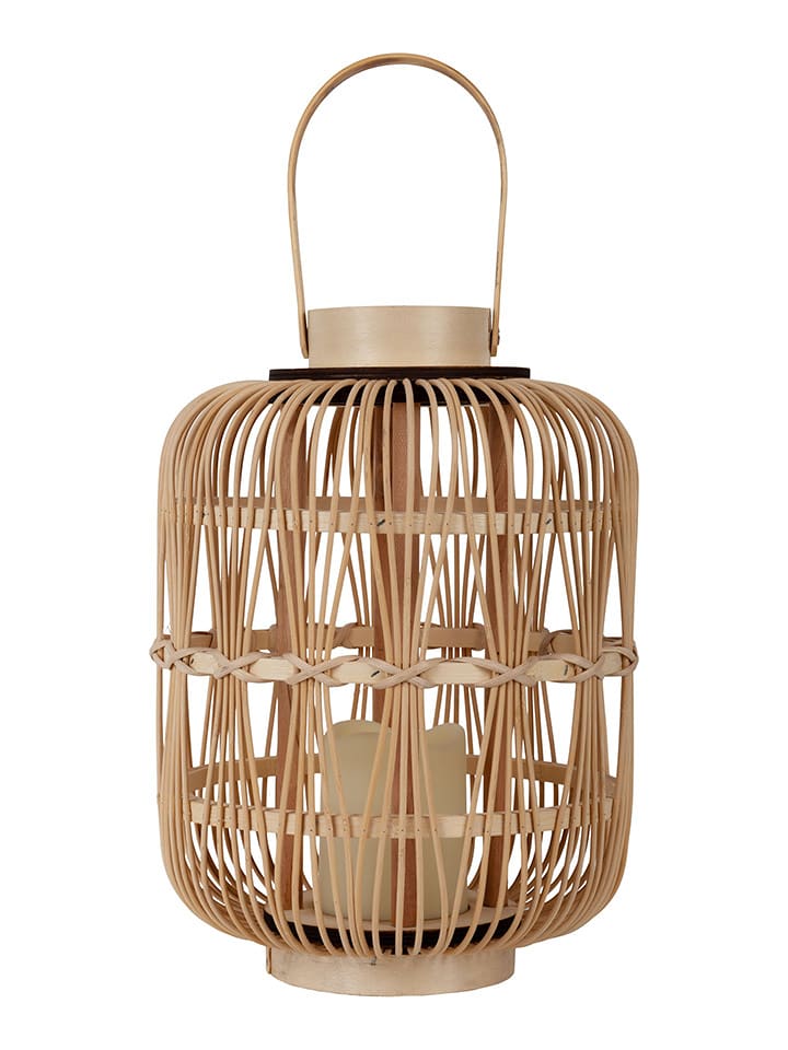 näve LED-Dekoleuchte "Korbinian" in Beige - (H)42,5 x Ø 31 cm - onesize