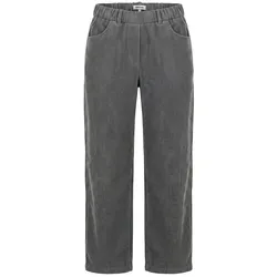 Wide Fit-Cord-Hose KjBrand grau, 56