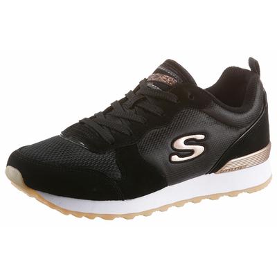 Skechers "OG 85 - GOLDN GURL" Schnürschuh, Original-Retro-Jogginschuh mit Air-Cooled Memory Foam